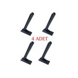 Arkıtekt Ex 4 Adet Siyah Katlanır Plastik Ayak Laptop Sehpası Yer Sofrası Sini Servis Keyif Kahvaltı Sehpası