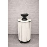 ARKITEKT EX Damacana Kılıfı Tekerlekli 19 Litre Depozitolu MDF Su Sebili Dolabı Gizleyici Stand Pompa Hariç