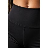Arkkad Kadın Koyu Gri Yüksek Bel Pamuklu Spor Tayt - Siyah - XL