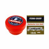 Arko Berber Tıraş Sabunu 150gram (Kase) & Perma-Sharp Ustura Jileti (100'lü Paket)