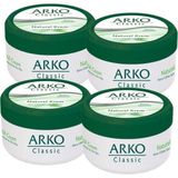 ARKO Classic Naturel Krem, 300ml x 4 Adet, Kuru Ciltler İçin