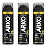 Arko Men Black 3x200 ml Tıraş Jeli