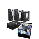 Arko Men Damat Çeyiz Sandık Bohça Seti + Erkek Bakım seti + 3'lü Mukavva Damat Kutusu Nişan Bohçası 9022052