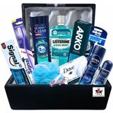 Arko Men Erkek Damat Bohçası İçin 12 Parça Damat Nişan Sandığı ve Tıraş Bakım Ürünleri Seti