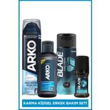 Arko Men Erkek Kişisel Bakım Karma Set(Tıraş Köpüğü & Kolonyası,Deodorant & Roll On)