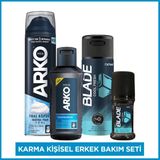 Arko Men Karma Seti Erkek Kişisel Bakım Ürünleri 4 Parça Hassas Cilt Dostu