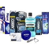 Arko Men Sandıksız Damat Bohçası Erkek Bakım Seti 10 Parça Erkek Bohça Seti x2022025