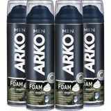 Arko Men Tıraş Köpüğü Anti Irritation 4 x 200 ml Hassas Cilt Dostu Özellikli Ürün