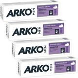 Arko Men Tıraş Kremi Sensitive 90 ml 4 Adet