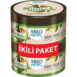 Arko Nem Avokado Yağı El ve Vücut Kremi 250 ml + 250 ml Nemlendirici Etkili Cilt Bakımı