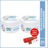 Arko Nem Krem Hindistan Cevizi 2x300 ml Cilt İçin Derinlemesine Nemlendirme Sağlar