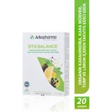 Arkopharma Dtx Balance - Karahindiba Kökü, Kara Mürver Suyu, Turp Suyu, Limon Suyu Içeren Takviye Edici Gıda - 20 Ampül