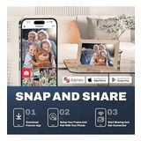 Arktronic 10.1 Inc 32GB Dijital Fotoğraf Çerçevesi 1920x1080 IPS -Ahşap Desen