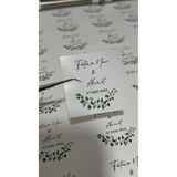 arl etiket tasarım dijital baskı merkezi Çikolata Etiketi Nişan, Nikah Hatırası 3,5x3,5 Cm 88 Adet - 7501