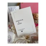 arl etiket tasarım dijital baskı merkezi Nişan,Nikah Hatırası Hediyelik Kartı 11x15 cm 56 Adet -Arletikettasarim