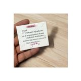 arl etiket tasarım dijital baskı merkezi Sevgili Yazılı Not Kartı 5x8 cm 100 Adet (Teşekkür Kartı)