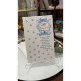 arl etiket tasarım dijital baskı merkezi Sünnet Hatırası Hediyelik Kartı Nazar Boncuklu 9x15 cm 50 Adet - İsme Özel