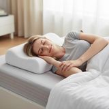 Arleno Sleep Pure Visco Ortopedik Boyun Destekli Yastık - 47 x 30 x 10 cm - Beyaz