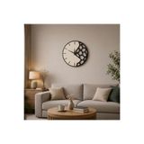 ArliaDesign SPOR PETEK ŞEKLİNDE DUVAR SAATi - 6 MM KALIN ÇİFT RENK 50 X 50 CM