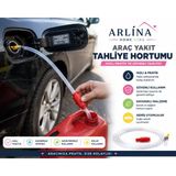Arlina Home Kids 150 cm Hortumlu Sıvı Aktarma Aparatı Sifonlu Benzin Mazot Su Yağ Transfer Pompası Kolay Taşınabilir