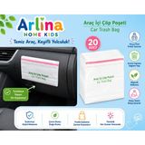 Arlina Home Kids 20'li Araç İçi Yapışkanlı Çöp Poşeti