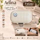 Arlina Home Kids Taşınabilir Seyahat İçin 7 Bölmeli Büyük İlaç Kutusu