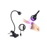 ARLOVİS MASAYA SABİTLEMELİ UV LED KURUTUCU AKROBAT LAMBA SİYAH