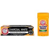 Arm & Hammer Arm&hammer White Kömür Beyazlatıcı Diş Macunu 75 ml + Arm&hammer Men Stick Deo Fresh 79 gr