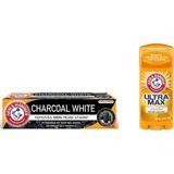 Arm & Hammer Arm&hammer White Kömür Beyazlatıcı Diş Macunu 75 ml + Ultra Max Unscented Antiperspirant Stick 73 gr