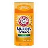 ARM & HAMMER ULTRA MAX Deodorant - Taze - Katı Geniş Çubuk - 2.6oz