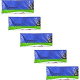 Arma Armaplus Takviyeli Kalın Baskılı Beyaz Çanta Poşet Torba - 40X50 Cm. - 50 Adetlik 5 Paket