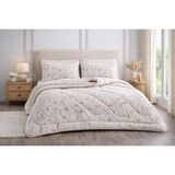 Arma Concept Çift Kişilik Çift Taraflı Welsoft Silikon Yorgan 195X215 + 2 Adet Yastık Kılıfı - 195 x 215 cm - Bej - Krem