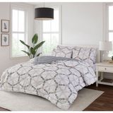 Arma Concept Çift Kişilik Lüx Çift Taraflı Welsoft Pufidik Silikon Yorgan 195x215 + 2 Adet Yastık Kılıfı - 195 x 225 cm - 0315 Gri
