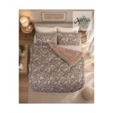 Arma Concept Cosmos Bloom Peluş Yorgan Takımı ! Manolya Desen Çift Kişilik Çift Taraflı Wellsoft Yorgan Uyku Seti 195x215 & 4 Adet Yastık Kılıflı & Lastikli Çarşaf
