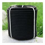 Arma Halatı, Dayanıklı 328' Polyester Örgülü Halat - Kamp, El İşi, Hamak, Çamaşır İpi, Yürüyüş, Arborist Kullanımı, Çekme, Yelken, Yatlar, Kargo Güvenliği için Çok Yönlü 12 mm Kordon (Siyah