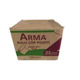 Arma Jumbo Boy 90 Lt. Mavi Çöp Torbası Poşeti - 80 x 110 Cm / 10 Adetlik 25 Rulo / Koli