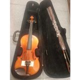 Arma Jy002Af Model 4/4 Tam Boy Masif Ağaç Ful Abanoz Aksam Hareli Orta Kalite Keman Seti