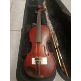 Arma Jy003-1 Model Mat Cila 4/4 Tam Boy Abanoz Aksam Masif Ağaç Orta Kalite Keman Seti