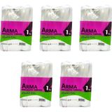 Arma Naksan Arma Şeffaf Naylon 3 Lük 25X42 Cm. Bakkaliye Poşeti Torbası - 1 Kg. - Ort. 140 Adet - 5 Paket