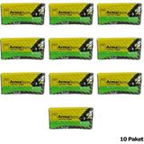 Arma Naksan Takviyeli Ince Desenli Çizgili Siyah Çanta Poşet Torba - 33 x 45 cm - 50 Adetlik 10 Paket