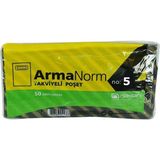 Arma Naksan Takviyeli Kalın Desenli Çizgili Siyah Çanta Poşet Torba - 5 No - 50X60 Cm. - 50 Adetlik Paket