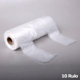 Arma Rulo Şeffaf Market Poşet Torba - Hışır Atlet Poşet -Küçük Boy - 200 Adetlik 10 Rulo