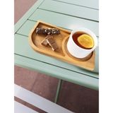 AR&MA WOOD Ahşap Ikramlıklı Kahve Sunum ve Çay Tabağı Tepsisi Sadece Ahşap 1 Adet - Açık Kahverengi