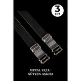 Arma Yıldız 3 Çift Metal Uçlu Şeffaf Sütyen Askısı Ayarlanabilir Kaymaz