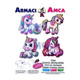 Armacı Amca Ütü İle Yapışan Örme Kumaş Arma Pratik Yama Patch Sevimli Renkli Masum Neşeli At lar