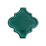 Armada Çini 12x12 Ottoman Rölyefli Arabesk Yeşil Çini Seramik Karo