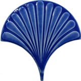 Armada Çini 17x17 cm Kobalt İstiridye Balık Pulu Desenli Çini