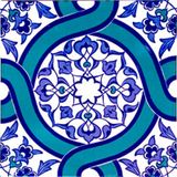 Armada Çini 20x20 cm AC 52 Kütahya Cami Çinisi Geometrik Desenli Seramik Çini Karo