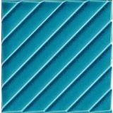 Armada Çini 20x20 cm Linea Turkuaz Modern Desenli Çini Seramik Karo