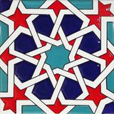 Armada Çini 20X20 cm SP 88 Kütahya Cami Çinisi Selçuklu Desenli Seramik Çini Karo